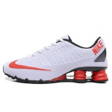 Nike SHOX N белые с красным